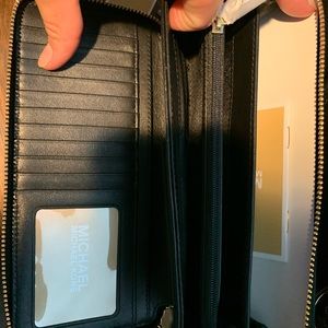 MK original black wallet